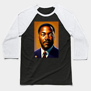 Black History Month Martin Luther King Jr Baseball T-Shirt